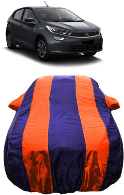 Wegather Car Cover For Tata Altroz XZ Option Diesel (With Mirror Pockets)(Orange)