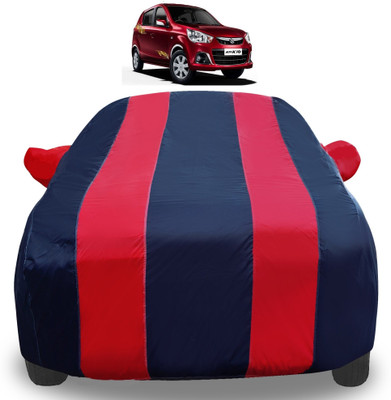 Auto Hub Car Cover For Maruti Suzuki Alto K10 (With Mirror Pockets)(Red)