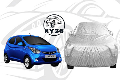 KYZO Car Cover For Hyundai Eon (With Mirror Pockets)(Silver)