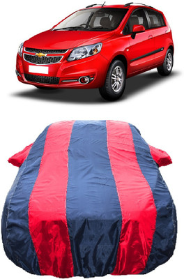 Wegather Car Cover For Chevrolet Sail Hatchback 1.2 LS ABS (With Mirror Pockets)(Red)