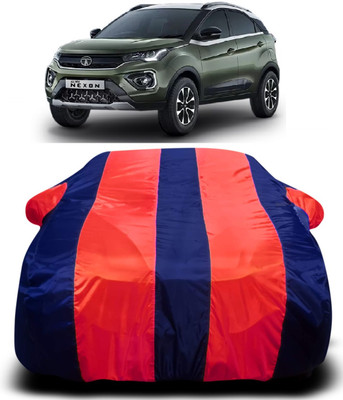 AXLOZ Car Cover For Tata Nexon (With Mirror Pockets)(Multicolor)