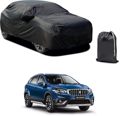 PAGORA Car Cover For Maruti Suzuki S-Cross (With Mirror Pockets)(Black)