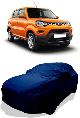 Coxtor Car Cover For Maruti Suzuki S-Presso (With Mirror Pockets)(Blue)