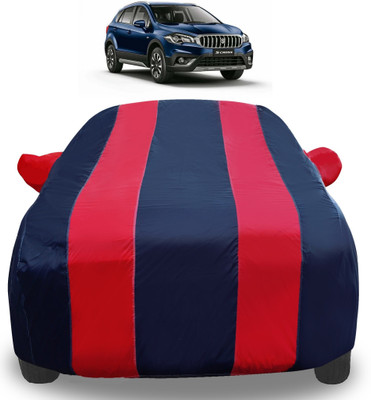 Amanzo Car Cover For Maruti S-Cross (With Mirror Pockets)(Red)