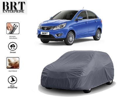 BRTENTERPRISE Car Cover For Tata Zest (Without Mirror Pockets)(Grey, For 2015, 2016, 2017, 2018, 2019, 2020 Models)