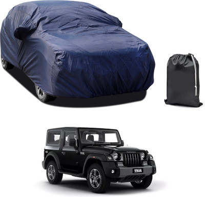 CODOKI Car Cover For Mahindra Thar (With Mirror Pockets)(Blue)