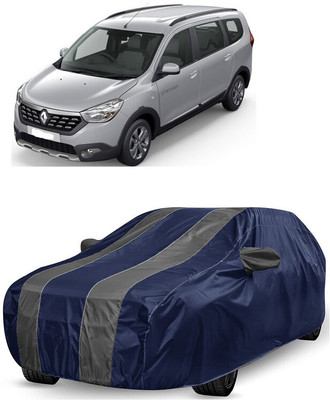 ANTOFY Car Cover For Renault Lodgy Stepway 110PS RXZ 8S Diesel (With Mirror Pockets)(Grey, Blue)