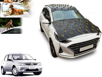 AUTO PEARL Car Cover For Renault Logan (Without Mirror Pockets)(Black)