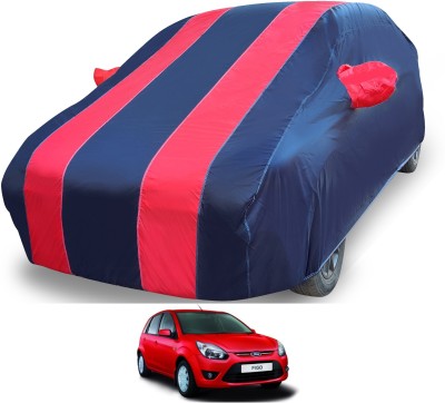 Euro Care Car Cover For Ford Figo (With Mirror Pockets)(Red)