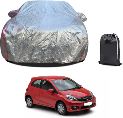 PAGORA Car Cover For Honda Brio (With Mirror Pockets)(Silver, For 2019, 2020, 2021, 2022, 2023 Models)