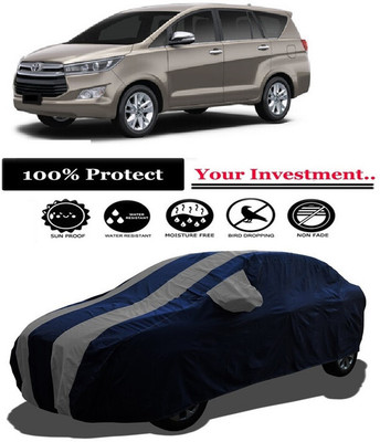 Amexride Car Cover For Toyota Innova 2.0L (With Mirror Pockets)(Grey)
