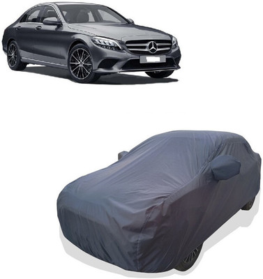 Tricway Car Cover For Mercedes Benz C-Class Progressive C 200 Petrol (With Mirror Pockets)(Grey)