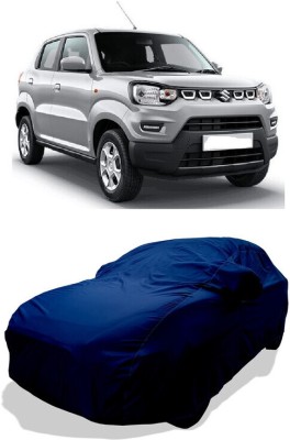 Coxtor Car Cover For Maruti Suzuki S-Presso VXI Petrol (With Mirror Pockets)(Blue)