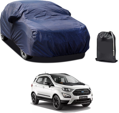 CODOKI Car Cover For Ford Ecosport (With Mirror Pockets)(Blue)