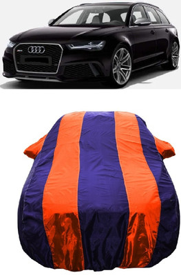 Wegather Car Cover For Audi RS6 Avant 4.0 TFSI (With Mirror Pockets)(Orange)