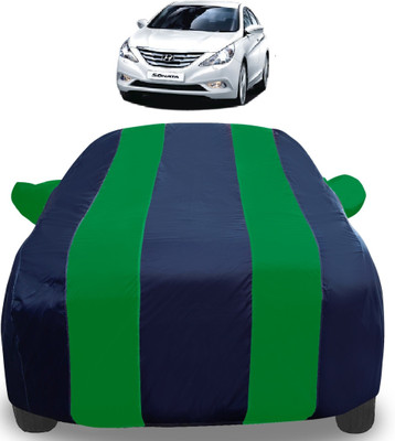 Amanzo Car Cover For Hyundai Sonata (With Mirror Pockets)(Green)