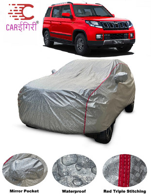 Carigiri Car Cover For Mahindra TUV300 (With Mirror Pockets)(Silver)
