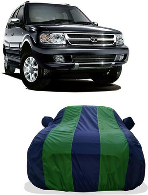 Tricway Car Cover For Tata Safari VTT EX (With Mirror Pockets)(Green)