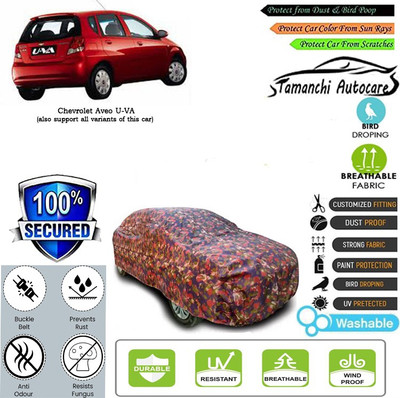 Tamanchi Autocare Car Cover For Chevrolet Aveo Uva(Multicolor)