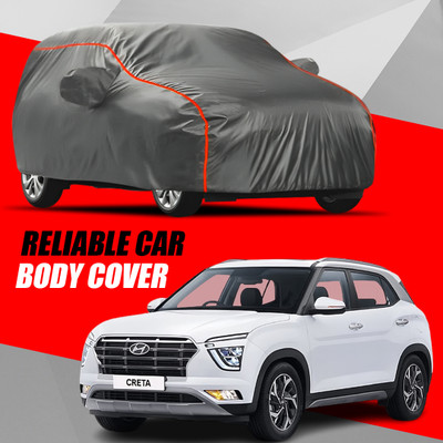 V VINTON Car Cover For Hyundai Creta (With Mirror Pockets)(Multicolor)