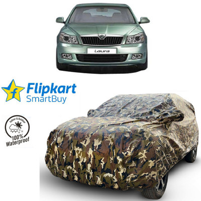Flipkart SmartBuy Car Cover For Skoda Laura (With Mirror Pockets)(Multicolor)