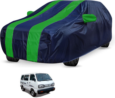 Auto Hub Car Cover For Maruti Suzuki Omni (Without Mirror Pockets)(Black, Green)