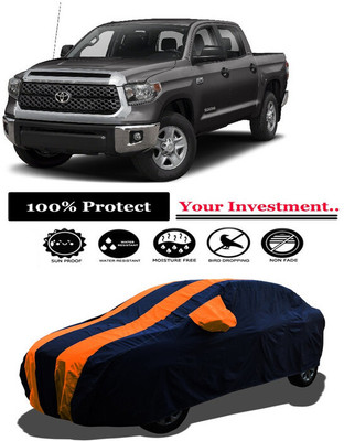 Amexride Car Cover For Toyota Tundra 5.7L V8 (With Mirror Pockets)(Orange)