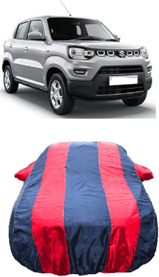 Wegather Car Cover For Maruti Suzuki S-Presso VXI Petrol (With Mirror Pockets)(Red)
