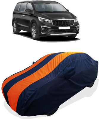 Coxtor Car Cover For Kia Carnival Prestige Diesel (With Mirror Pockets)(Orange)