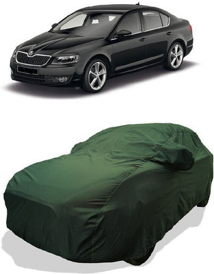 QLAX Car Cover For Maruti Octavia Ambition 1.4 TSI MT (With Mirror Pockets)(Green)