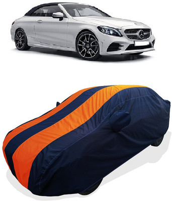 Coxtor Car Cover For Mercedes Benz C-Class Cabriolet (With Mirror Pockets)(Orange)