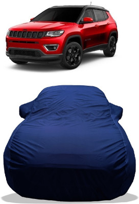 Wegather Car Cover For Jeep Compass 2.0 Longitude Option Diesel (With Mirror Pockets)(Blue)