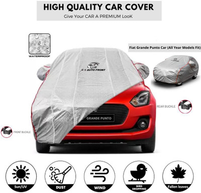 NG Auto Front Car Cover For Fiat Grande Punto(Silver)