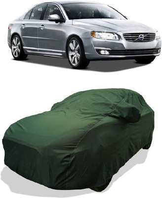 QLAX Car Cover For Maruti S80 D5 (With Mirror Pockets)(Green)