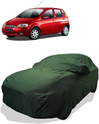 Coxtor Car Cover For Chevrolet Aveo Uva (With Mirror Pockets)(Gold)