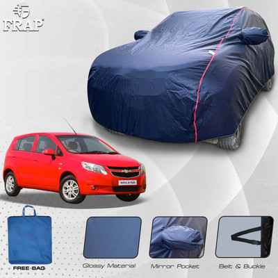 Frap Car Cover For Chevrolet UVA (With Mirror Pockets)(Blue, Red)