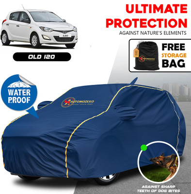 AUTOMOZEXO Car Cover For Hyundai i20, i20 Active, i20 Asta, i20 ERA, i20 Magna (With Mirror Pockets)(Blue)