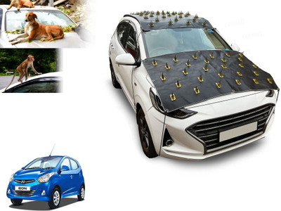 AUTO PEARL Car Cover For Hyundai Eon (Without Mirror Pockets)(Black)