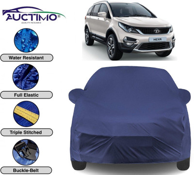 AUCTIMO Car Cover For Tata Hexa (With Mirror Pockets)(Blue)