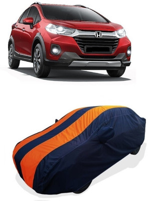 Coxtor Car Cover For Honda WR-V (With Mirror Pockets)(Orange)