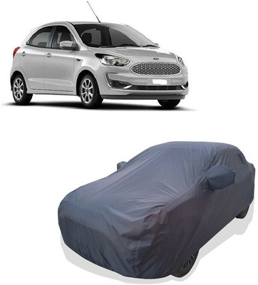 Tricway Car Cover For Ford Figo Titanium Diesel (With Mirror Pockets)(Grey)