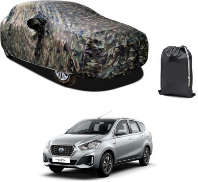 GOSHIV-car and bike accessories Car Cover For Nissan Go+ (With Mirror Pockets)(Green, For 2018, 2019, 2020, 2021, 2022, 2023 Models)