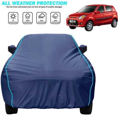 Delphinium Car Cover For Maruti Suzuki Alto 800, Alto 800 LX, Alto 800 LXI, Universal For Car (With Mirror Pockets)(Blue, For 2010, 2011, 2012, 2013, 2014, 2015, 2016, 2017, 2018, 2019, 2020, 2021, 2022, 2023, 2024 Models)