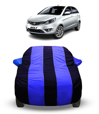 FUZICON Car Cover For Tata Bolt Quadrajet XM Diesel (With Mirror Pockets)(Blue)