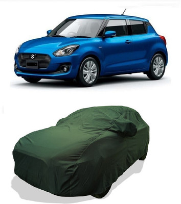 Coxtor Car Cover For Maruti Suzuki Swift AMT ZXI Petrol (With Mirror Pockets)(Green)