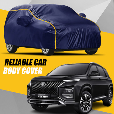 AXLOZ Car Cover For MG Hector Plus (With Mirror Pockets)(Multicolor)