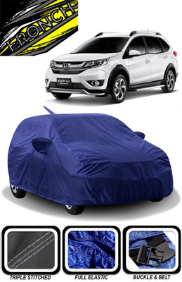 FRONCH Car Cover For Honda BRV i-DTEC S MT Diesel (With Mirror Pockets)(Blue)