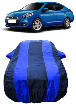 Wegather Car Cover For Renault Scala (With Mirror Pockets)(Blue)