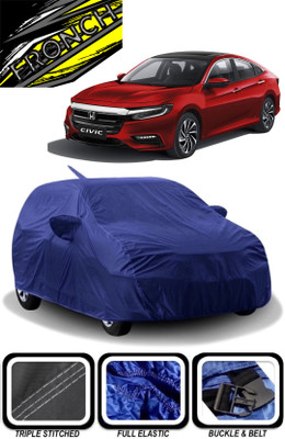 FRONCH Car Cover For Honda Civic, Civic 1.8S ivtec (With Mirror Pockets)(Blue)
