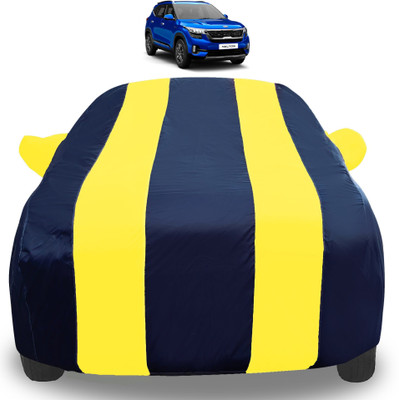 Amanzo Car Cover For Kia SELTOS (With Mirror Pockets)(Yellow)